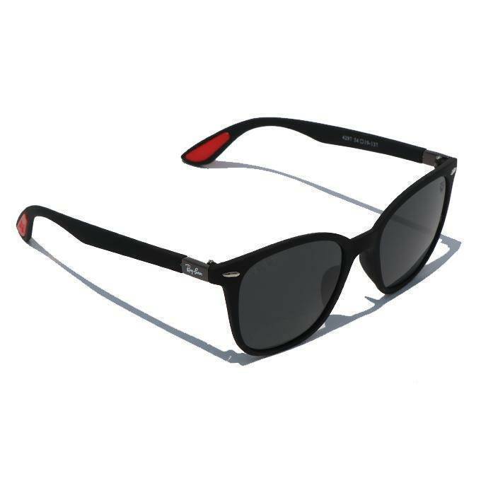 Black And Red RAYBAN Classic Sunglasses For Men